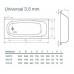 Ванна Koller Pool Universal, 170x75, с anti-slip
