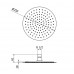 Лейка душевая круглая ZIPPONI 1523711-Z01 (250×250)