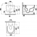 Подвесной унитаз Creavit Elegant Rim-Off + сиденье soft-close (EG321-11CB00E-0000)